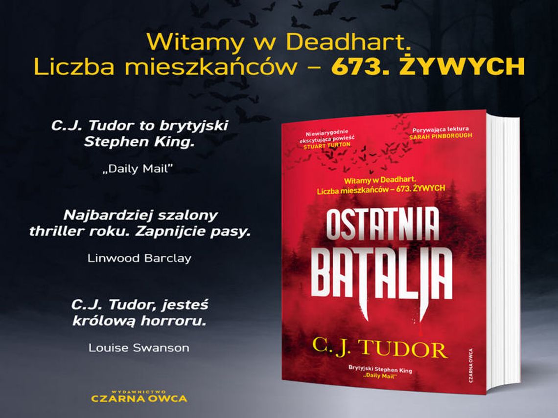 Ostatnia batalia   -    C.J. Tudor - Premiera: 4.06.2025 r.