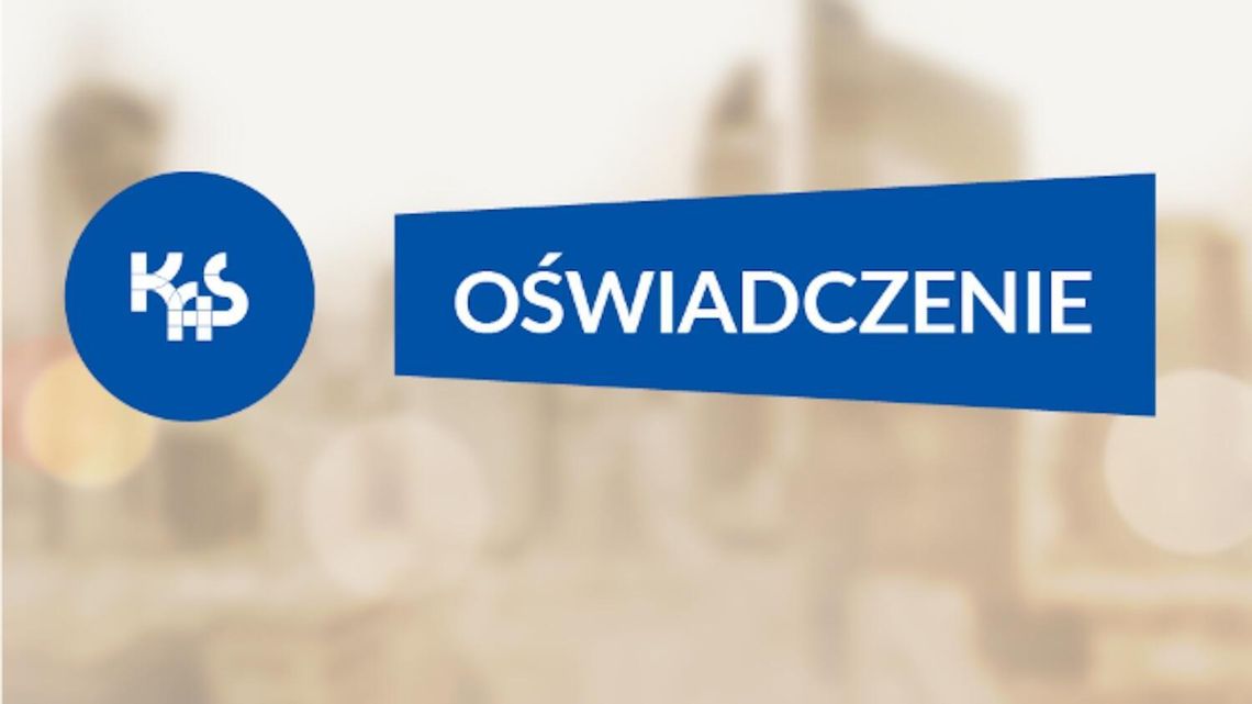 Oświadczenie Szefa Krajowej Administracji Skarbowej Marcina Łobody Oświadczenie Szefa Krajowej Administracji Skarbowej Marcina Łobody