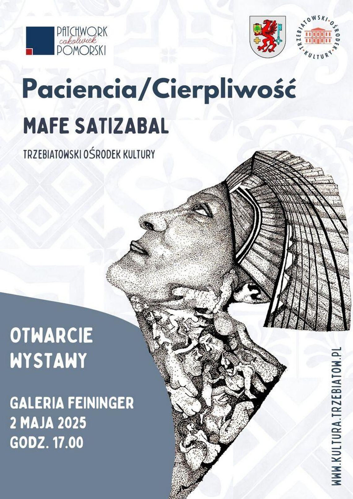 Paciencia / Cierpliwość - zaproszenie na wystawę Mafe Satizabal