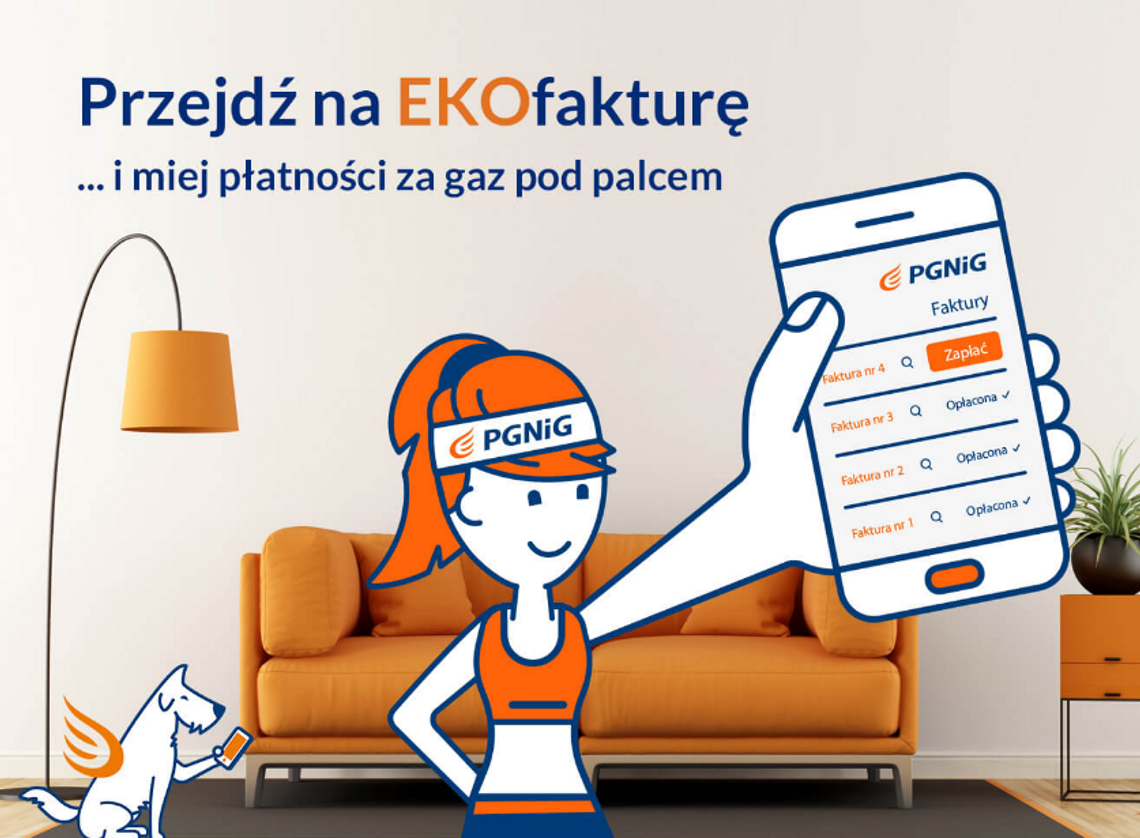 PGNiG w nowej kampanii reklamowej zachęca Klientów do zmiany nawyków i przechodzenia na EKOfakturę