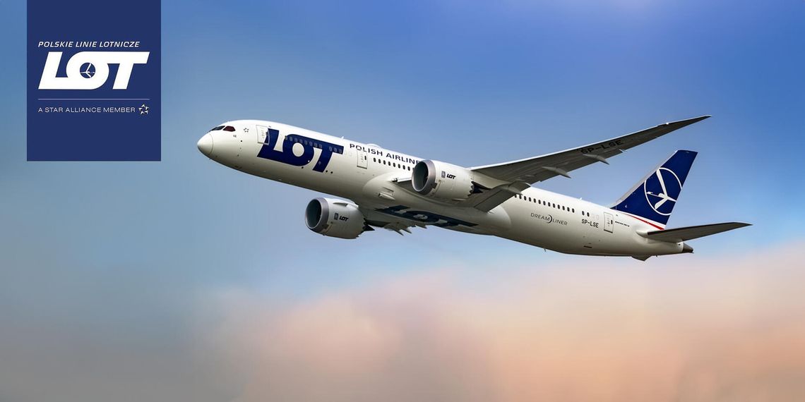PLL LOT z rekordowym lipcem w historii - ponad 1,18 mln pasażerów i 15,5 mln km w powietrzu