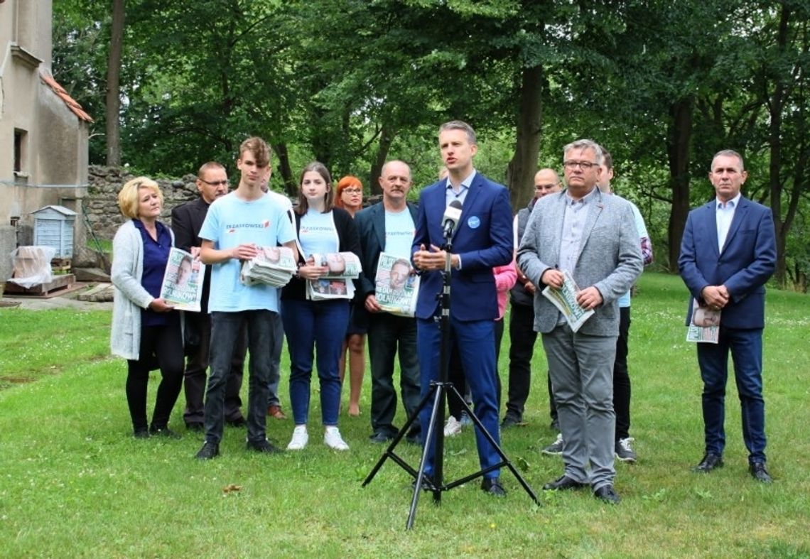 Płoty: Mamy "Program dla rolnictwa" -  Konferencja prasowa Artura Łąckiego i Arkadiusza Marchewki