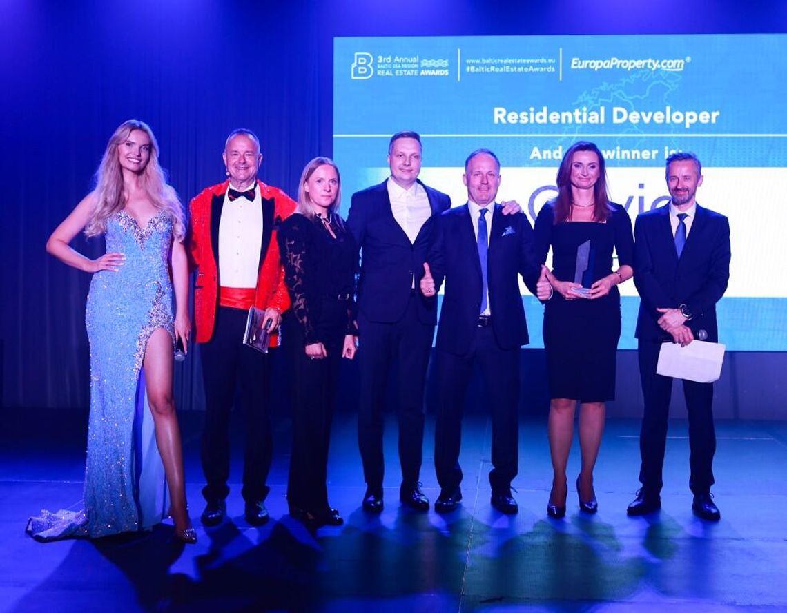 PODWÓJNA NAGRODA DLA OLIVIA HOME PODCZAS BALTIC SEA REGION REAL ESTATE AWARDS 2025