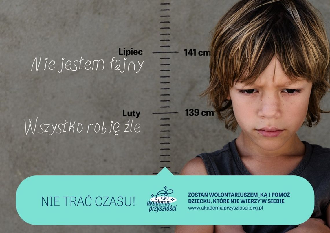 Poszukujemy jeszcze 1500 wolontariuszy Akademii Przyszłości w całej Polsce Nie trać czasu – wspieraj młode pokolenie