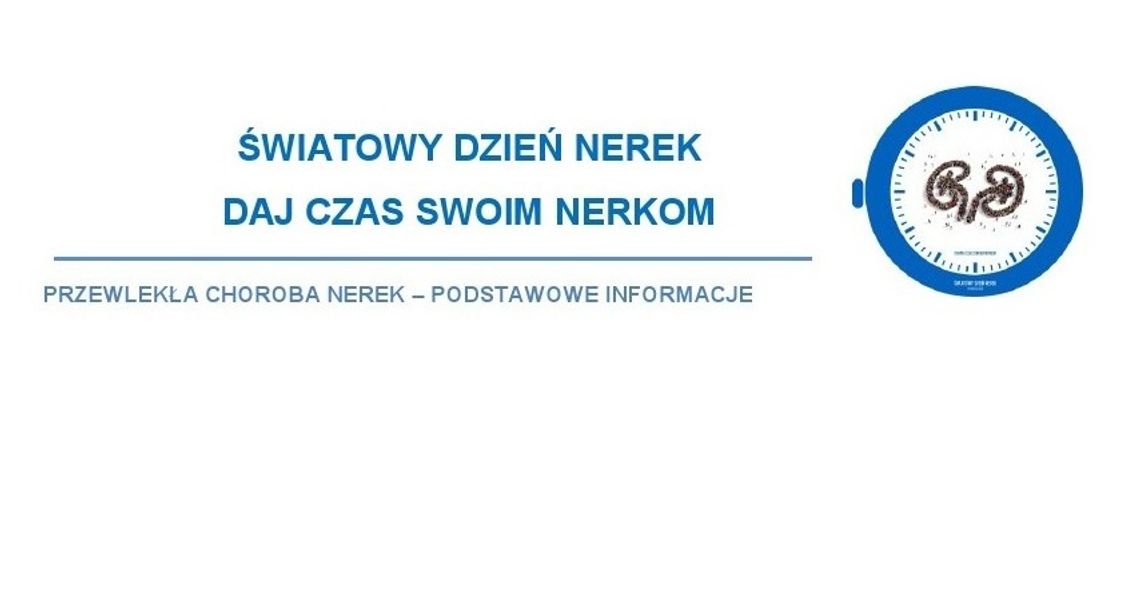 Przewlekła choroba nerek - podstawowe informacje