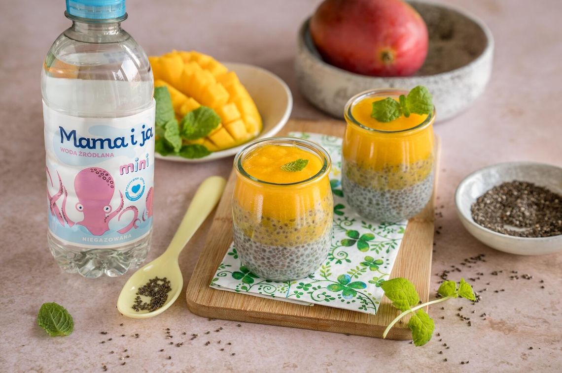 Pudding chia z mango Pudding chia z mango