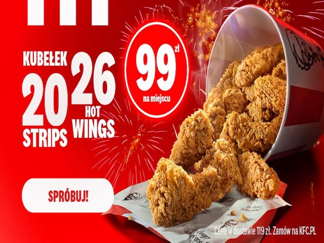 Rozkręć Sylwestra z Kubełkiem Noworocznym od KFC Rozkręć Sylwestra z Kubełkiem Noworocznym od KFC