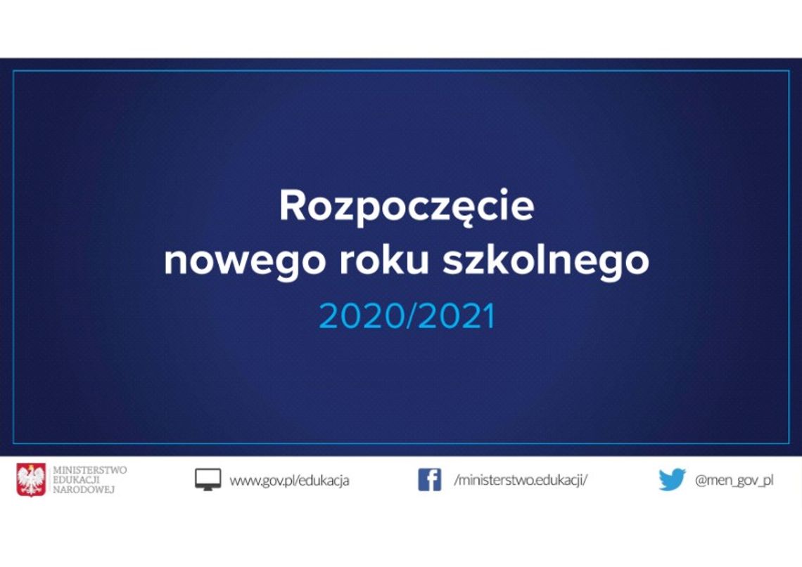 Rozpoczęcie nowego roku szkolnego 2020/2021