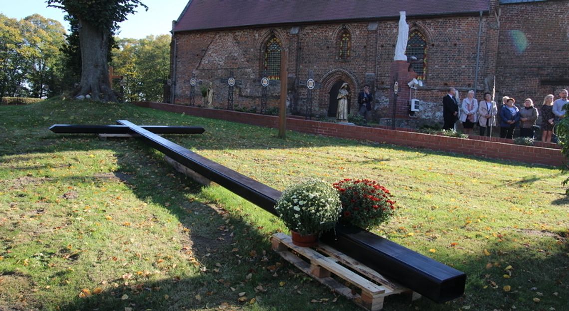 Sadzenie dębów przy Studzience Św. Ottona z Bambergu w Cerkwicy dla upamiętnienia 95-lecia Lasów Państwowych