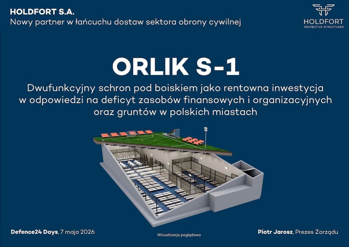 Schron publiczny za 1 000 zł na osobę? Prezentacja ORLIK S-1 na Defence24 Days