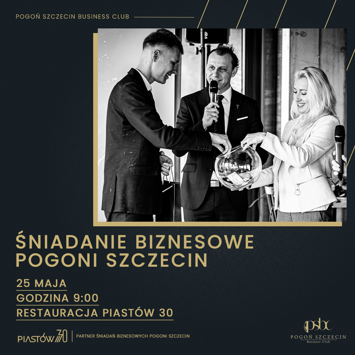 Śniadanie biznesowe Pogoń Szczecin Business Club