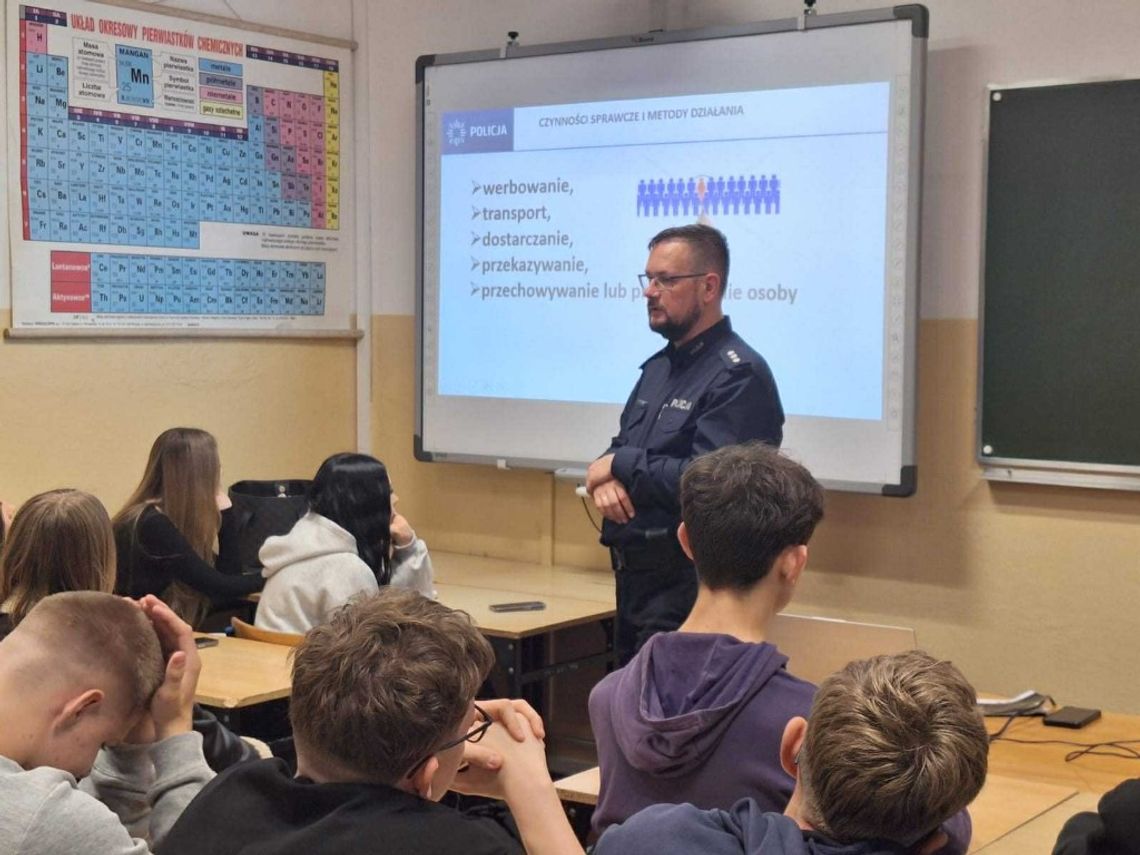 Spotkania z Młodzieżą w Ramach Obchodów Europejskiego Dnia Walki z Handlem Ludźmi