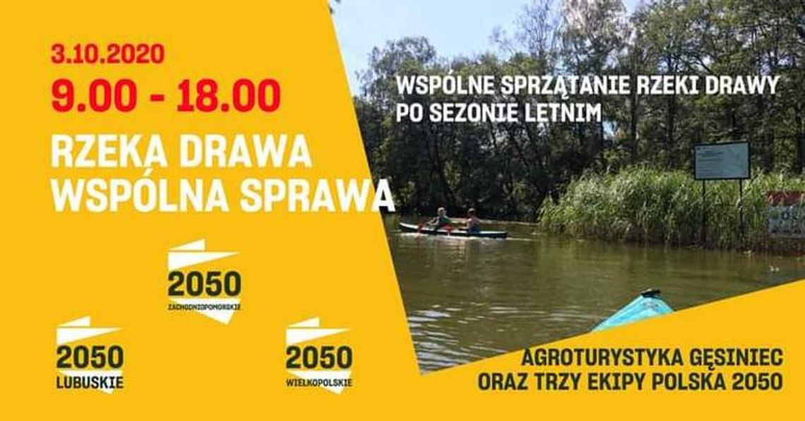 SPRZĄTANIE RZEKI DRAWY „Rzeka Drawa – wspólna sprawa”