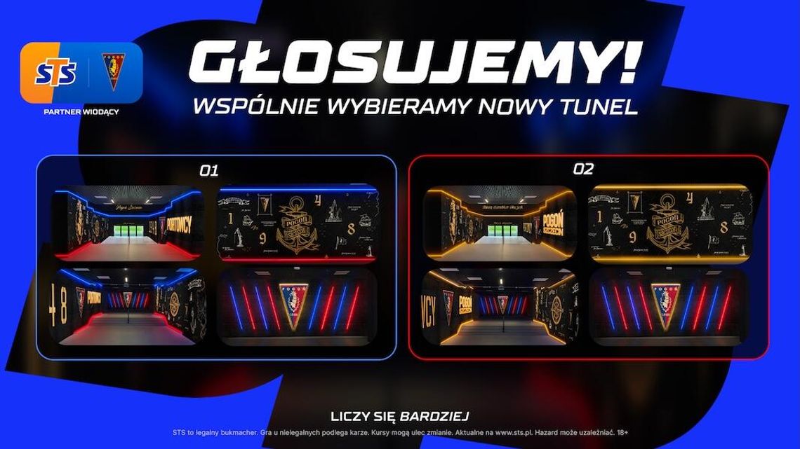 STS funduje nowy wygląd tunelu Pogoni Szczecin - Kibice zdecydują STS funduje nowy wygląd tunelu Pogoni Szczecin - Kibice zdecydują
