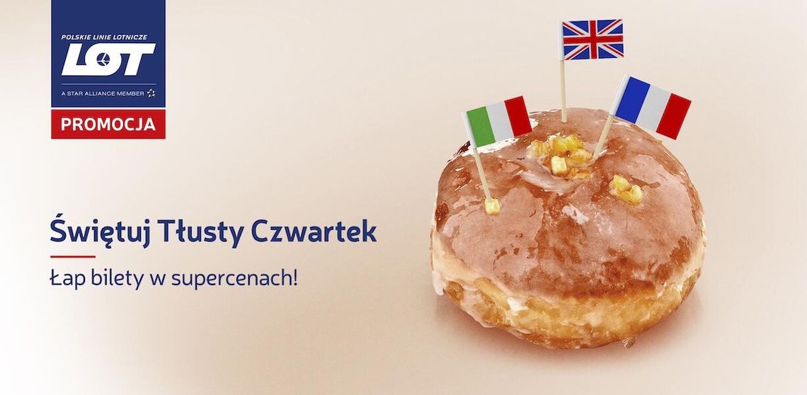 Szalona Środa… i Czwartek w specjalnym wydaniu - Polskie Linie Lotnicze LOT zapraszają do podróży po Europie