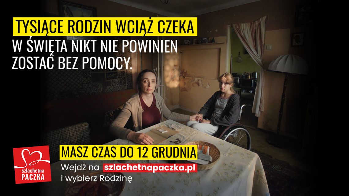 Szlachetna Paczka woła o pomoc w imieniu tysięcy rodzin. By tegoroczny Weekend Cudów nie stał się weekendem bólu i rozczarowania. Każdy może pomóc