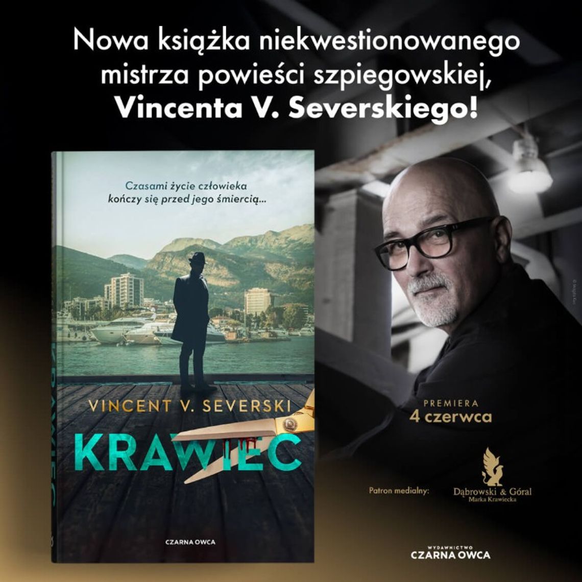Szpiegowska rozgrywka od Wisły po Adriatyk w nowej powieści Vincenta V. Severskiego!