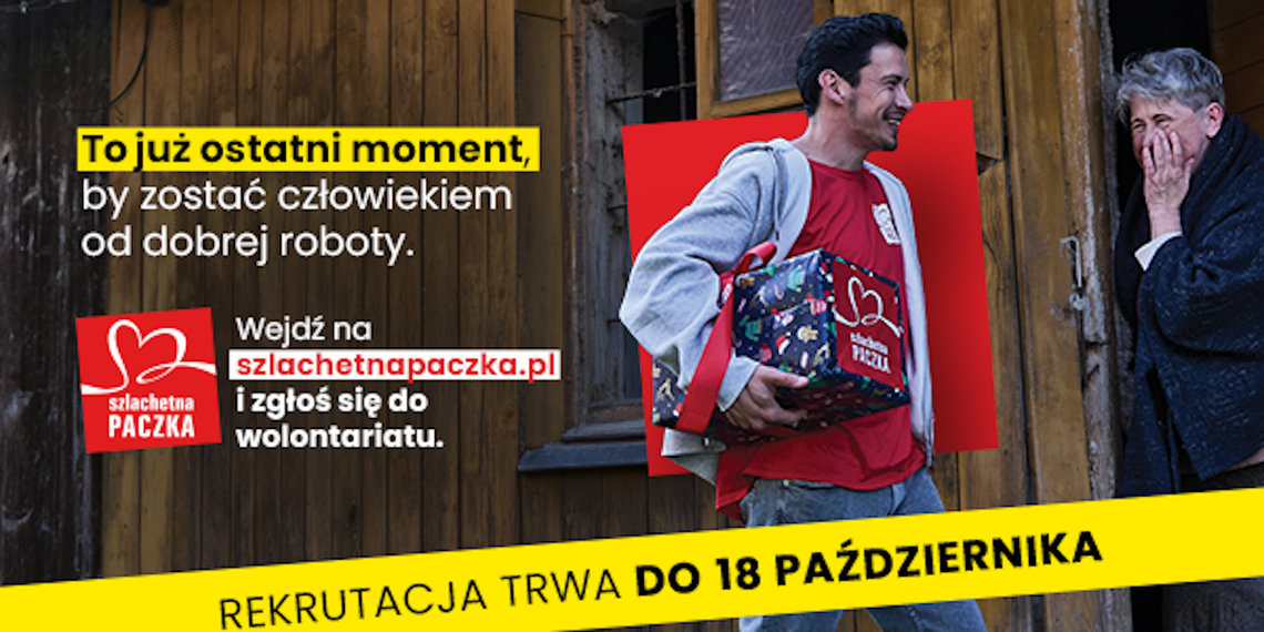 Szukamy jeszcze niemal 1500 Wolontariuszy i Wolontariuszek Szlachetnej Paczki w całej Polsce