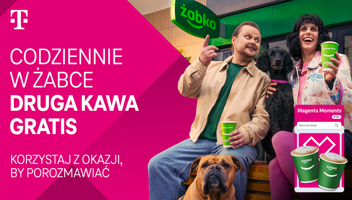 T-Mobile burzy bariery i zaprasza na dowolną kawę gratis w Żabce