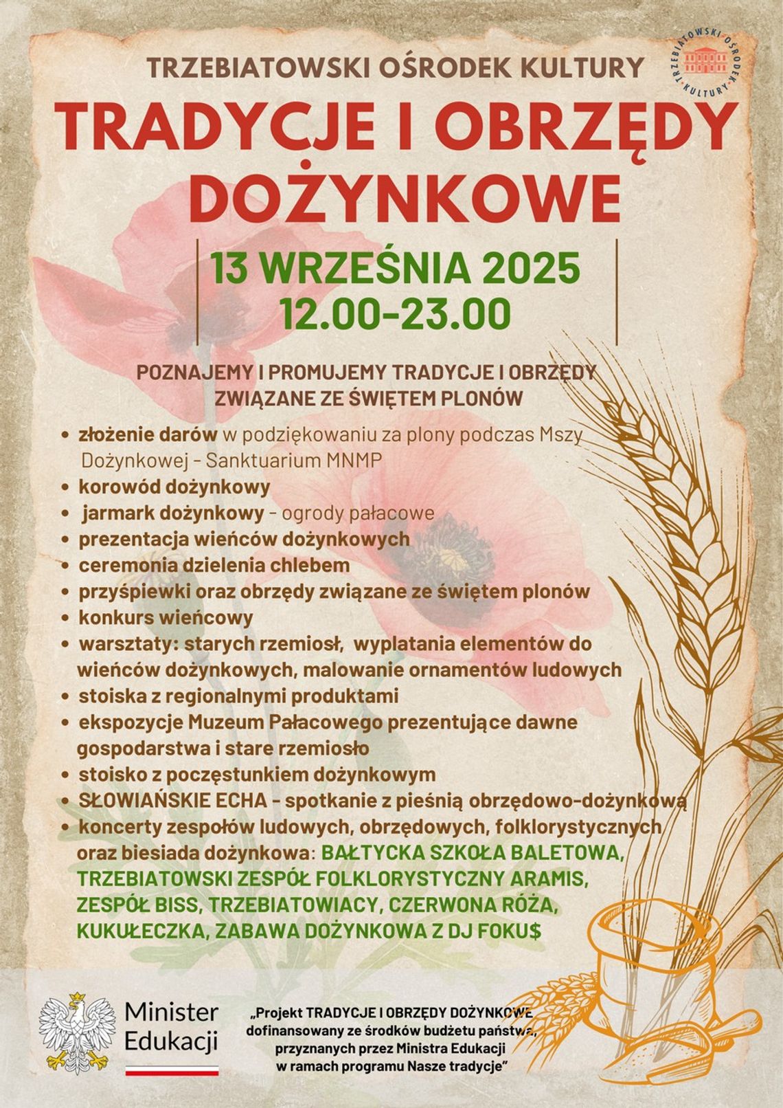 TRADYCJE I OBRZĘDY DOŻYNKOWE