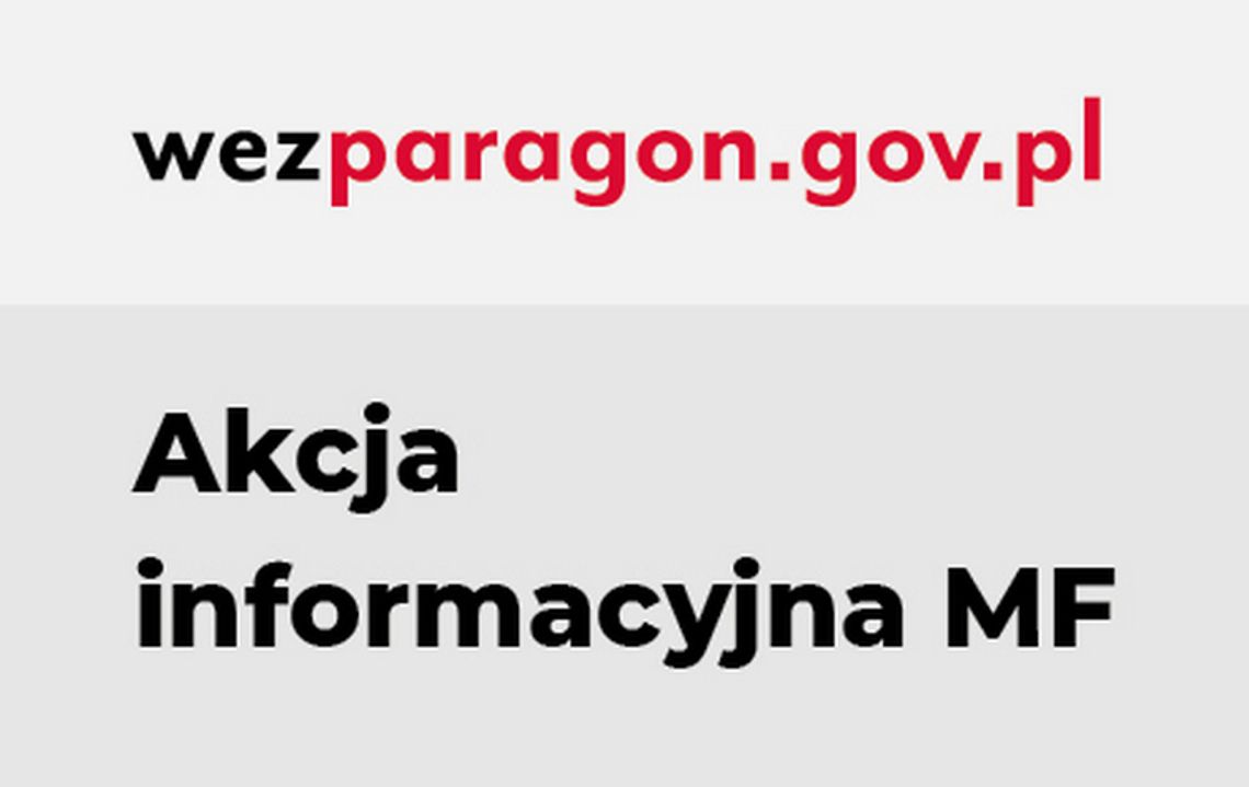 Weź paragon i wspieraj uczciwą konkurencję na rynku