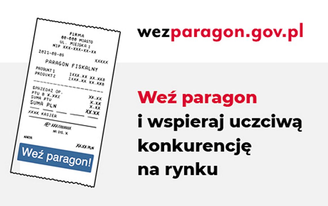 Weź paragon i wspieraj uczciwy biznes na wakacjach