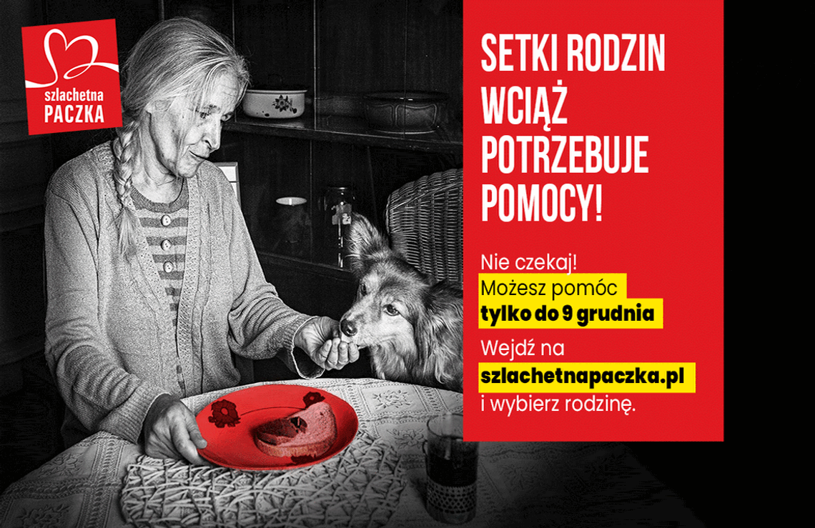 Wielka mobilizacja: ponad 1100 rodzin ze Szlachetnej Paczki wciąż czeka na wsparcie. Możesz pomóc do 9 grudnia