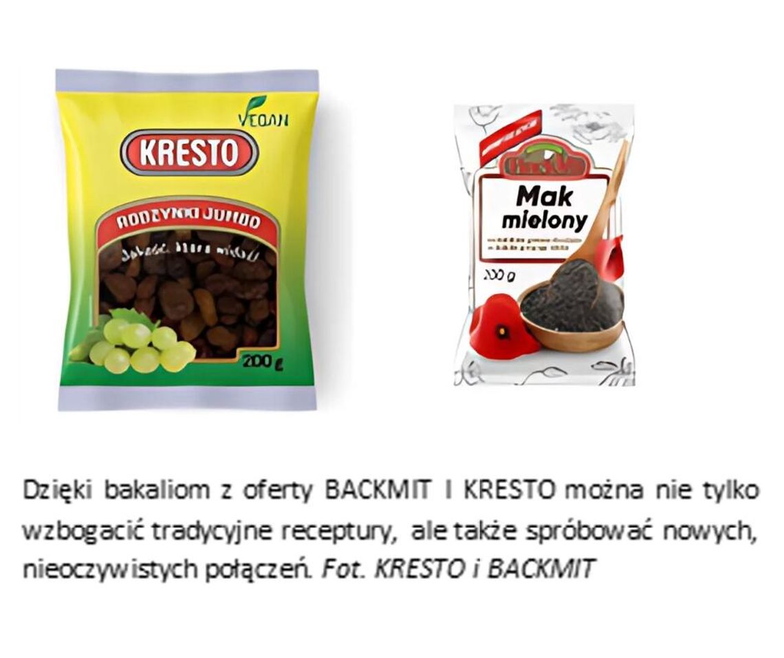 Wielkanocne wypieki z bakaliami BACKMIT I KRESTO