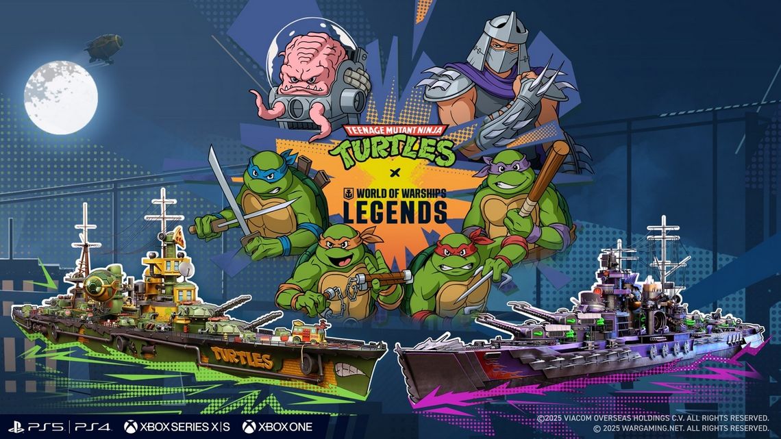 Wojnownicze Żółwie Ninja i nowe odznaki w kwietniu w World of Warships i World of Warships: Legends