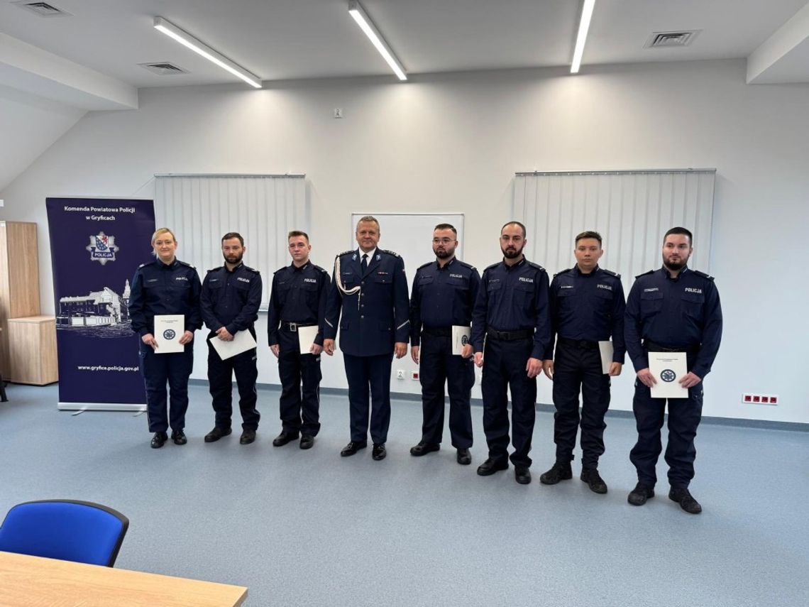 Wręczenie awansów na wyższe stopnie policyjne