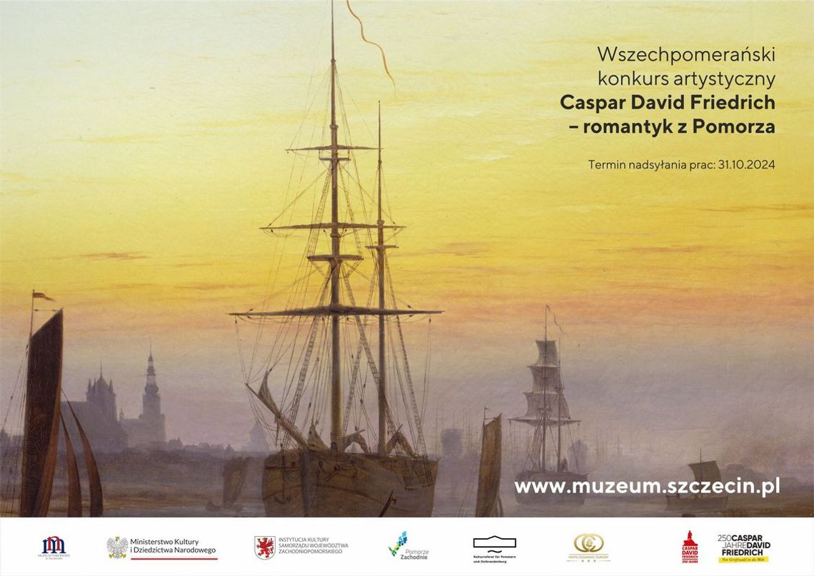 WSZECHPOMERAŃSKI* KONKURS ARTYSTYCZNY: CASPAR DAVID FRIEDRICH – ROMANTYK  Z POMORZA