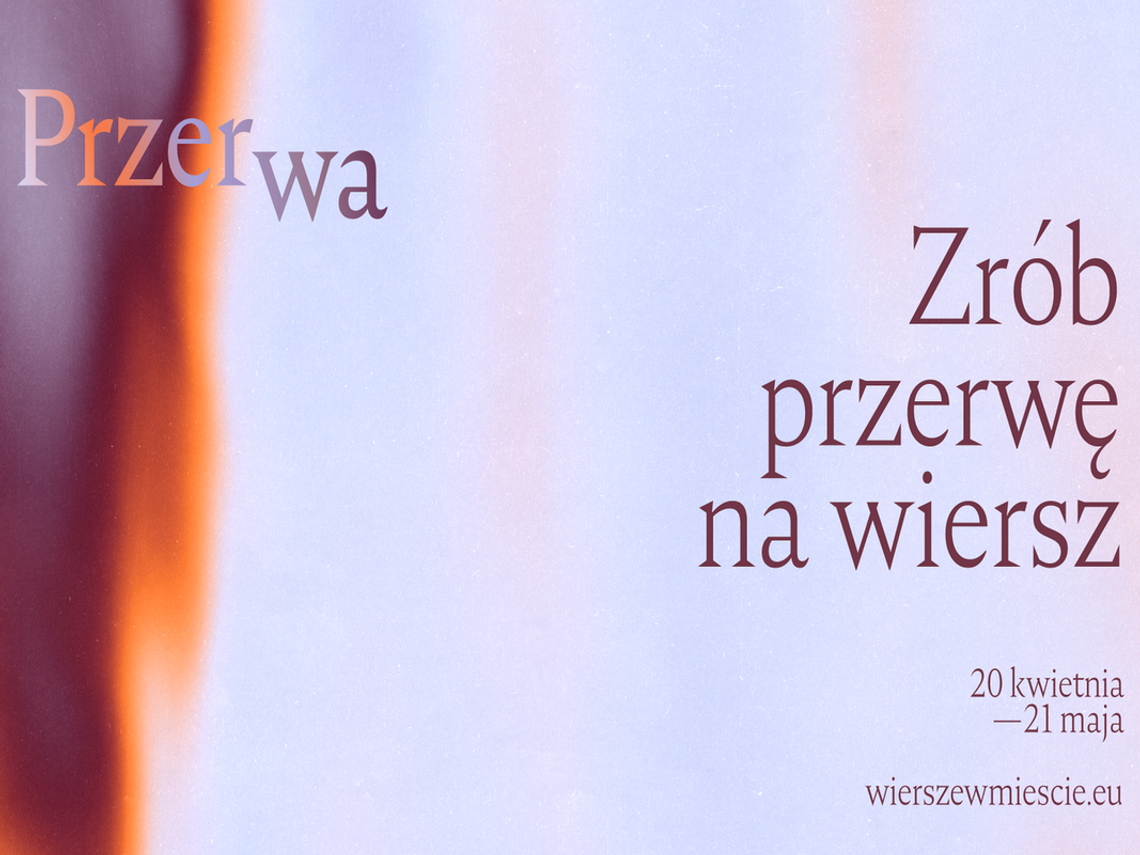 Wystawa, konkursy i premiera poetyckich wideoklipów na półmetek 7. edycji akcji Wiersze w mieście!