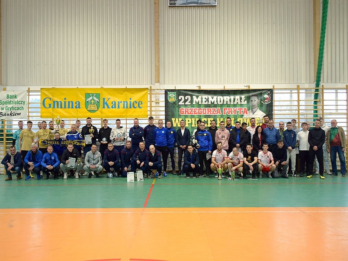 XXII MEMORIAŁ GRZEGORZA FRYTA- WYNIKI