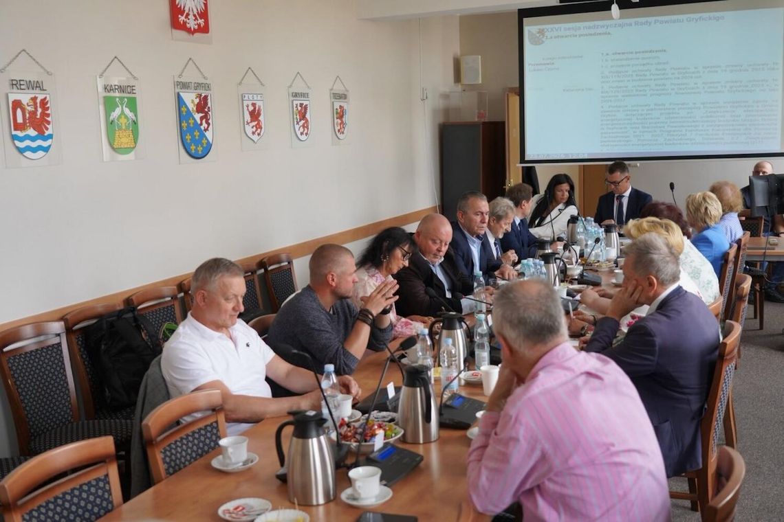 XXVI sesja Rady Powiatu Gryfickiego za nami