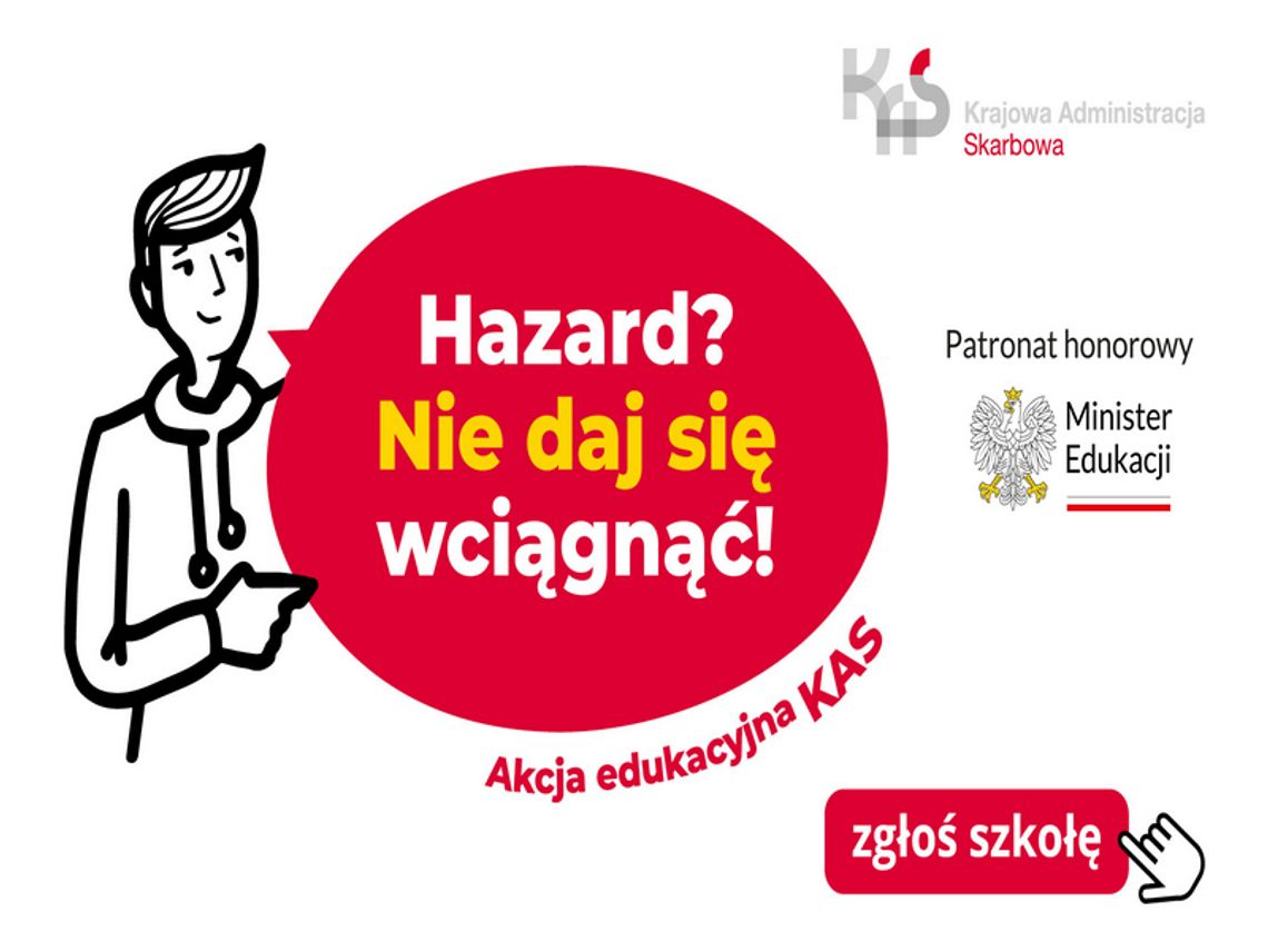 Zachodniopomorska KAS kontynuuje akcję edukacyjną „Hazard? Nie daj się wciągnąć” w roku szkolnym 2025/2026
