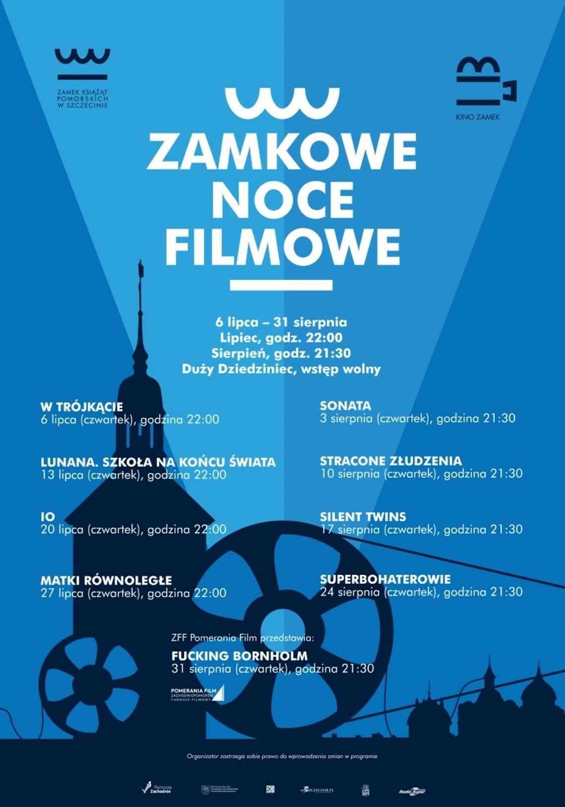 Zamkowe Noce Filmowe 2023 z Oscarami, polskim kinem i przebojami