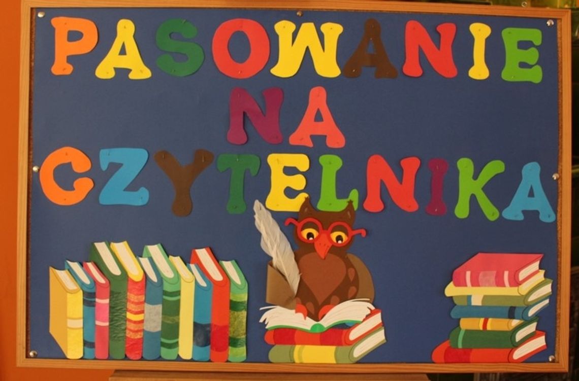 Zaproszenie do biblioteki-Pasowanie na Czytelnika 