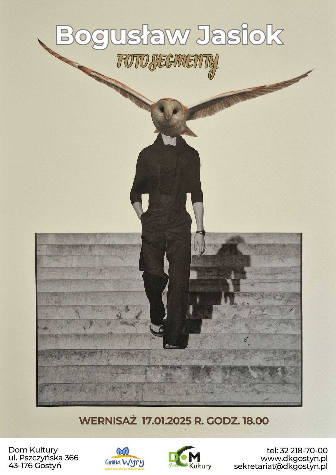 Zaproszenie na wernisaż Bogusława Jasioka "Fotosegmenty"