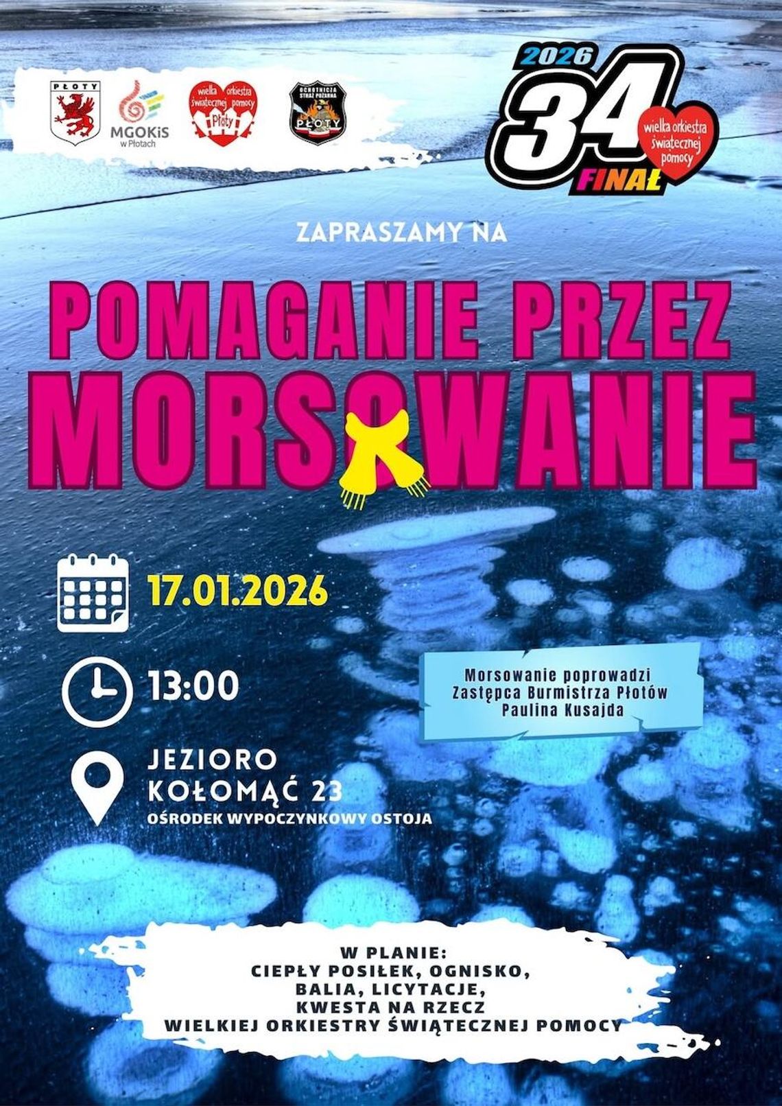 Zaproszenie na wydarzenie "Pomaganie przez Morsowanie"