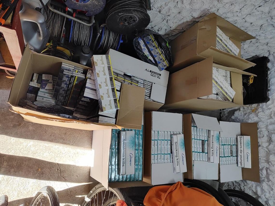 Zatrzymali niemal 83 tys. sztuk nielegalnych papierosów