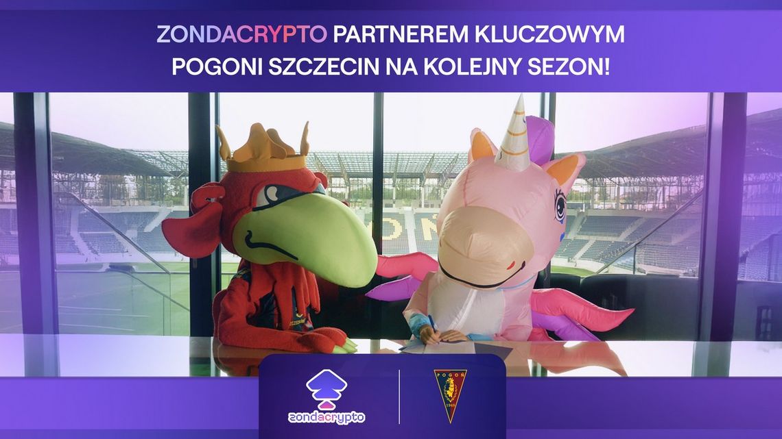 zondacrypto na kolejny sezon Partnerem Kluczowym Dumy Pomorza