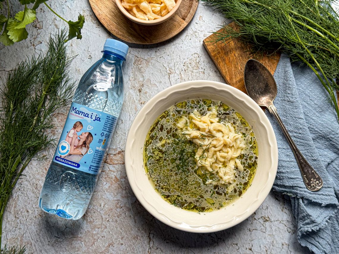 Zupa koperkowa z lanymi kluseczkami