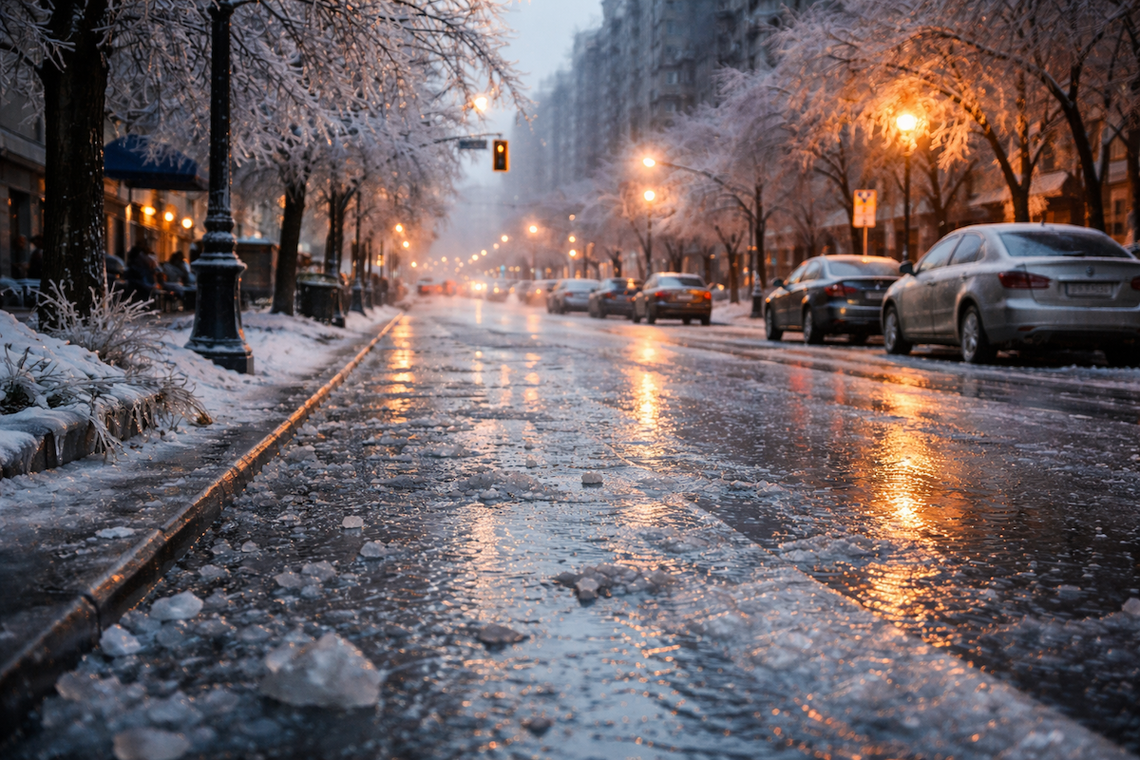 ZUW - Ostrzeżenia i działania przed gołoledzią