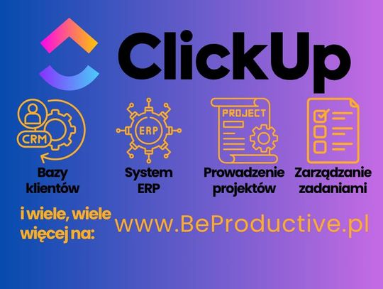 ClickUp - Wdrożenia, Audyt, Szkolenia z BeProductive.pl