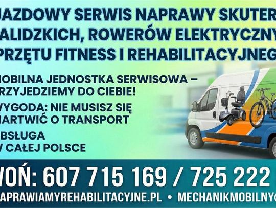 Naprawa sprzętu fitness, rehabilitacyjnego i rowerów z dojazdem Naprawa sprzętu fitness, rehabilitacyjnego i rowerów z dojazdem