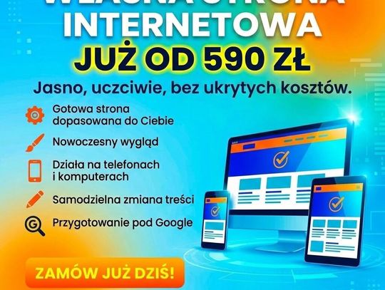 Strona internetowa już od 590 zł - BEZ PRZEPŁACANIA! + DODAWANIE OGŁOSZEŃ