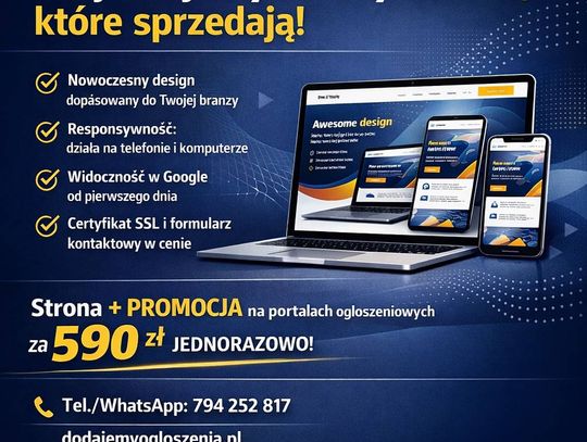 Własna strona WWW od 590 zł - profesjonalnie i bez przepłacania Własna strona WWW od 590 zł - profesjonalnie i bez przepłacania