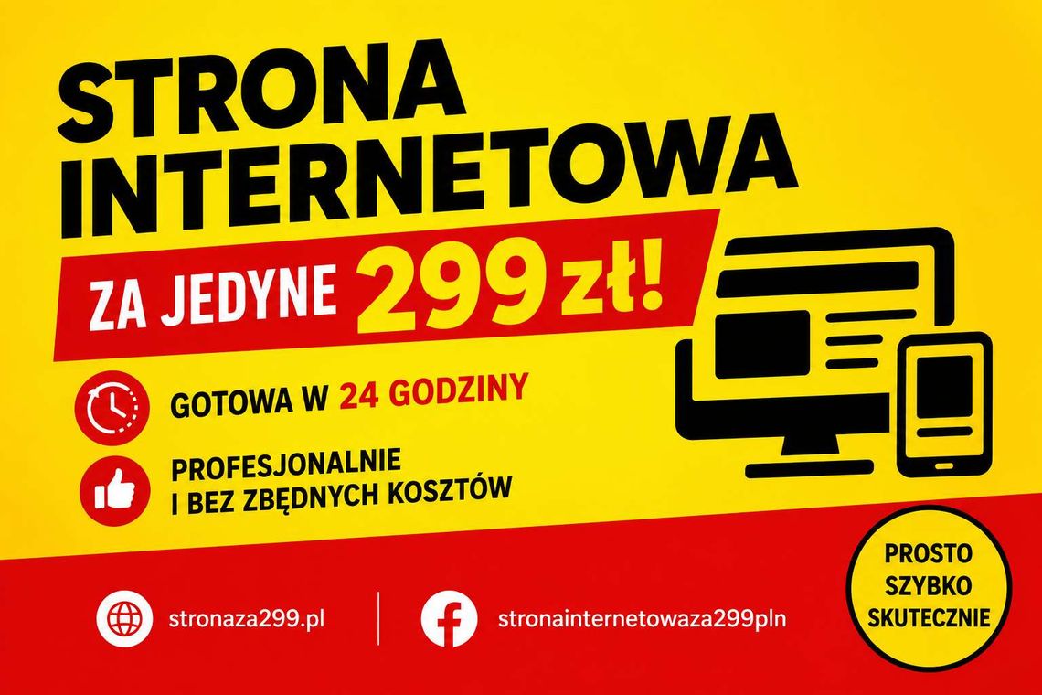 Zamów stronę za 299 zł - projekt gratis Zamów stronę za 299 zł - projekt gratis