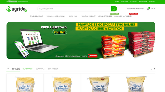 Agrido.pl - wszystko do gospodarstwa rolnego! 