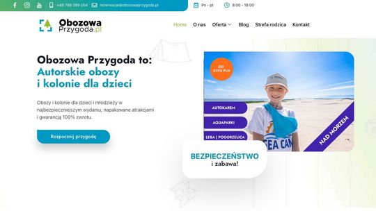 Obozowa Przygoda - Kolonie Dla Dzieci i Obozy Młodzieżowe